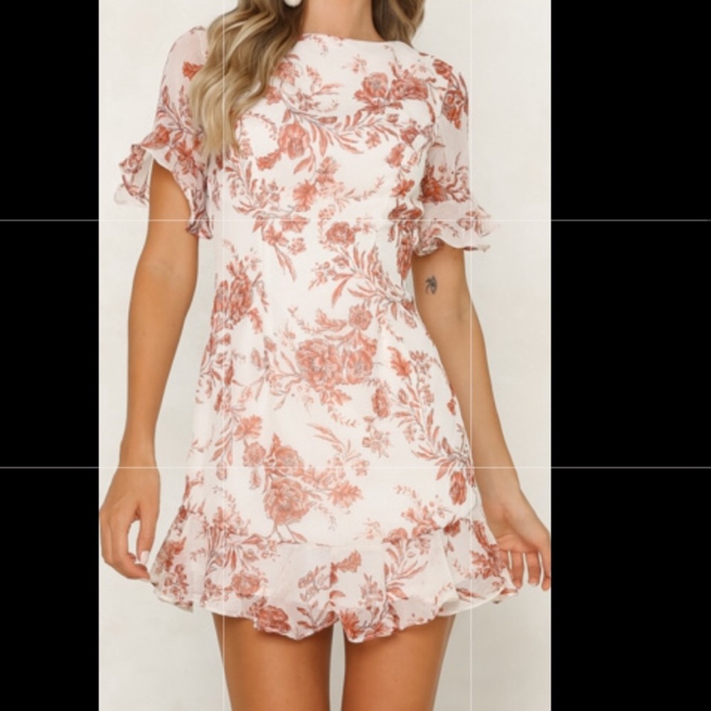 Pink floral Hello Molly dress